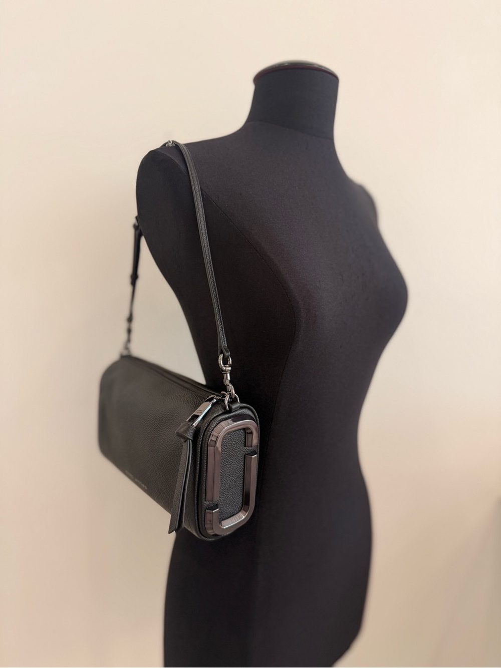 NWT Marc Jacobs snapshot shoulder bag - black